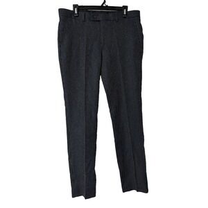 NWT Boohoo Man Mens Skinny Fit Pleated Textured‎ Pants Trousers Size 34x31